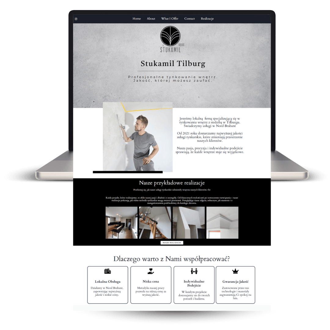 projekt strona website