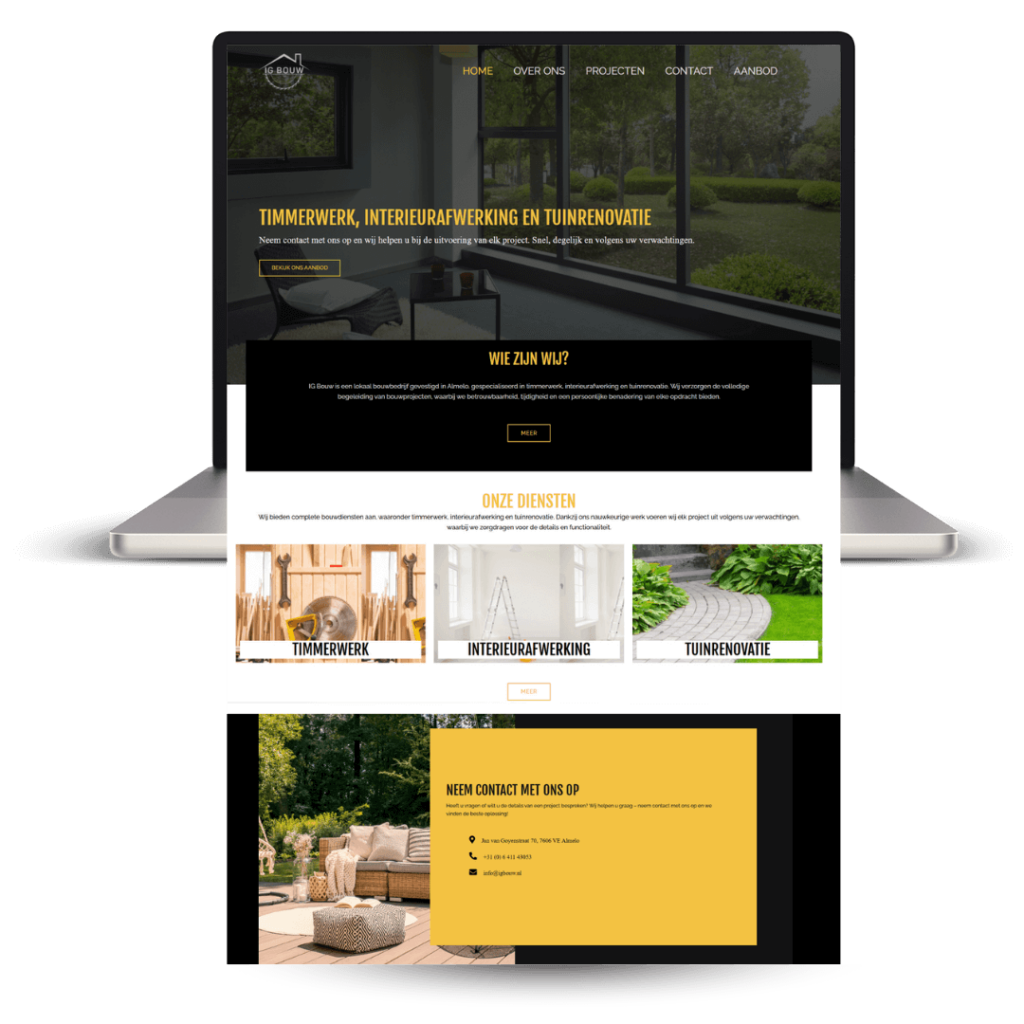 www strona internetowa projekty