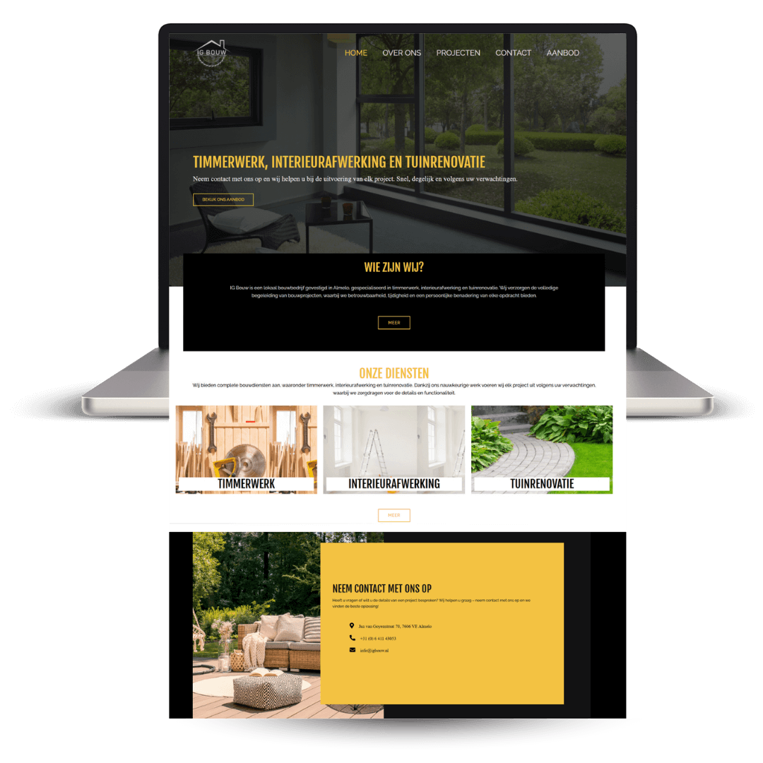 www strona internetowa projekty